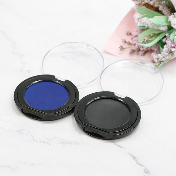 圓形印泥台-透明塑料蓋印泥盒