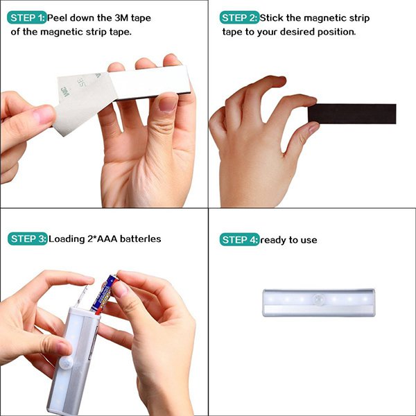 鋁棒人體智能感應燈(白光)-LED燈