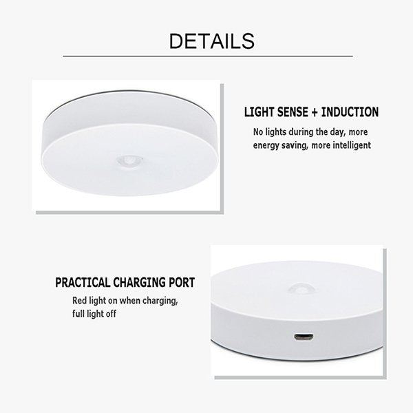 圓形觸控式床頭燈