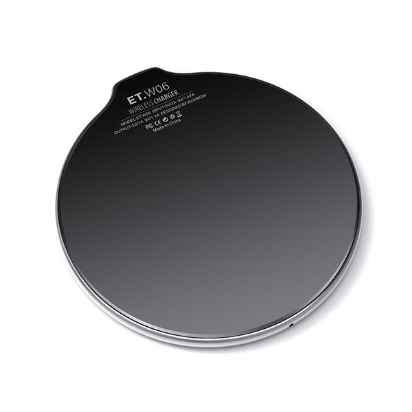 手機無線充電器-圓形PU材質