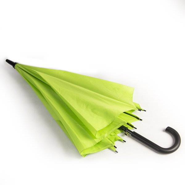 輕巧方便廣告直傘-塑料彎柄