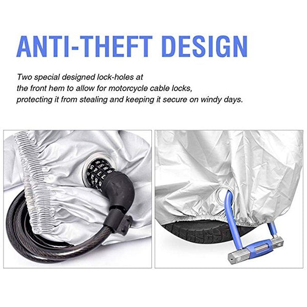 雙色全罩式機車防塵罩-滌綸布