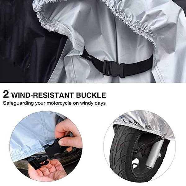 雙色全罩式機車防塵罩-滌綸布