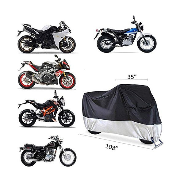 雙色全罩式機車防塵罩-滌綸布