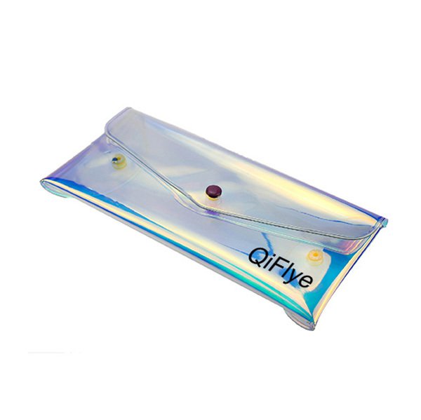 炫彩拉鍊鉛筆盒-雷射PVC筆袋