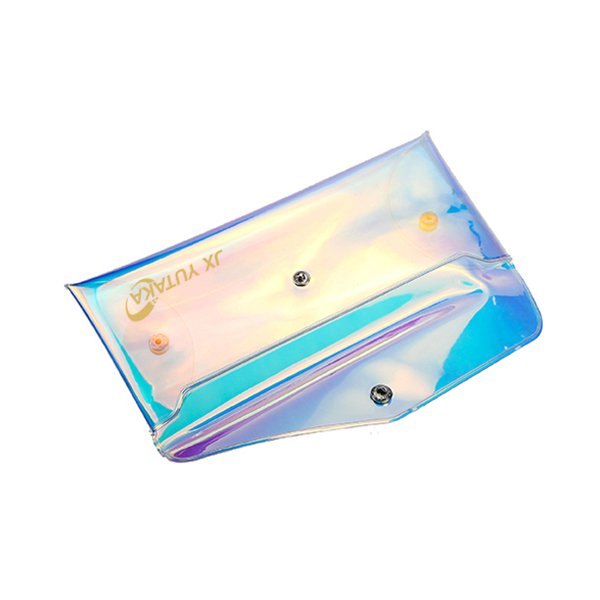 炫彩拉鍊鉛筆盒-雷射PVC筆袋