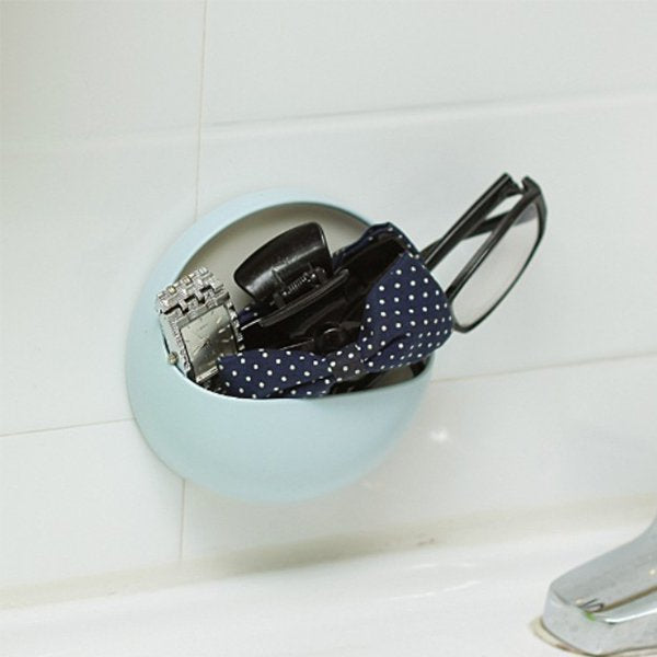 吸盤肥皂收納盒