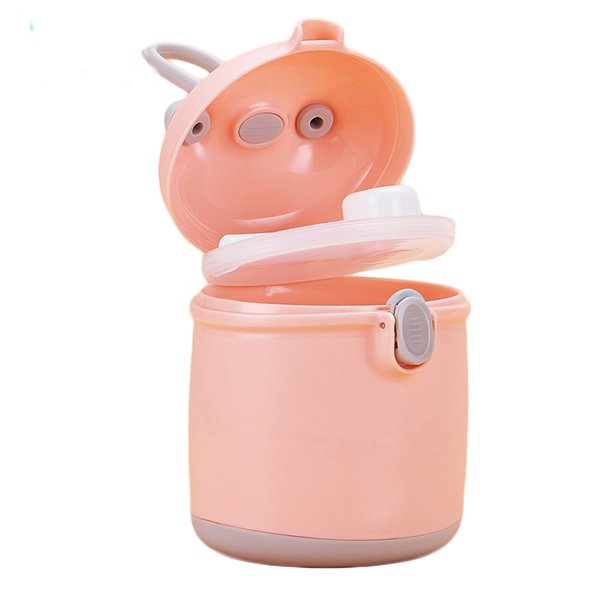 攜帶式附湯匙奶粉罐-大