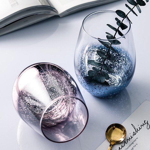 600ml炫彩玻璃杯