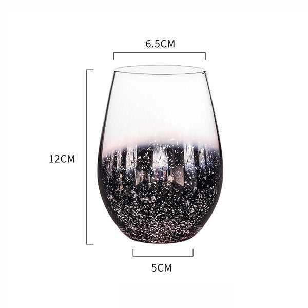 600ml炫彩玻璃杯