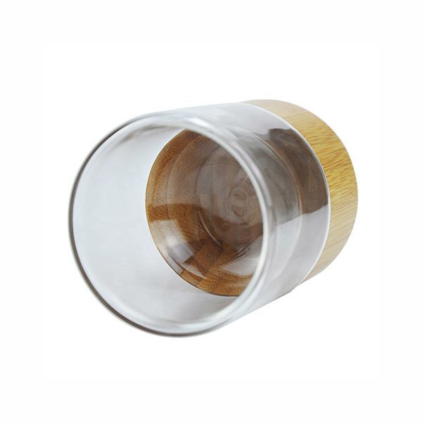 200ml竹玻璃酒杯-雙層玻璃杯