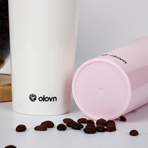 450ml金蓋咖啡杯-AS塑膠隨行杯