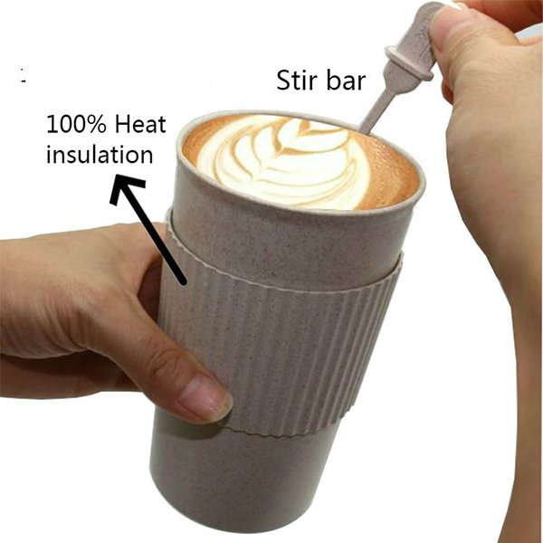 450ml北歐風環保竹纖維隨行杯