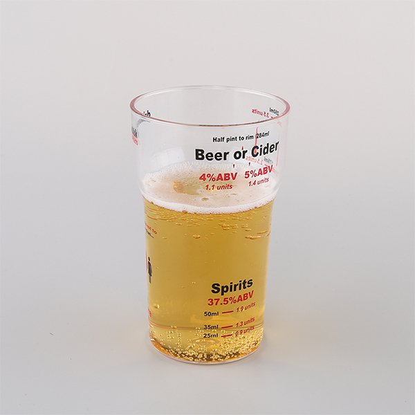 286ml透明塑料杯-無蓋款