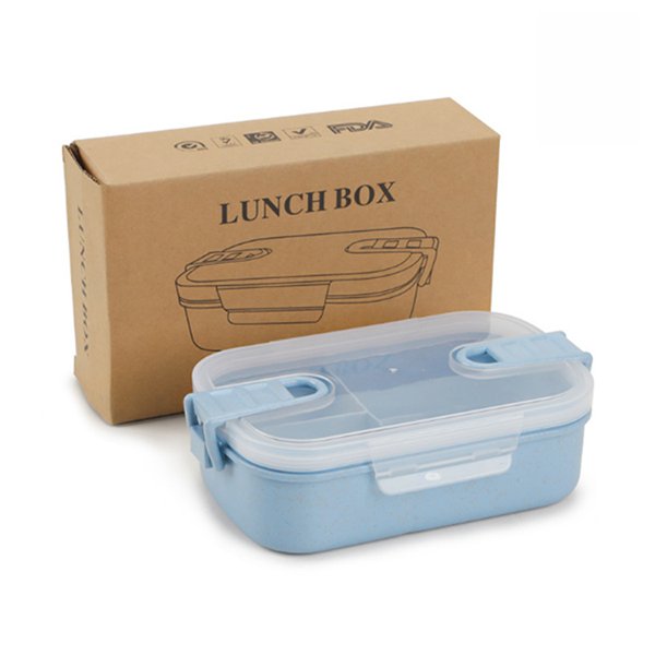 單層3格小麥秸稈餐盒