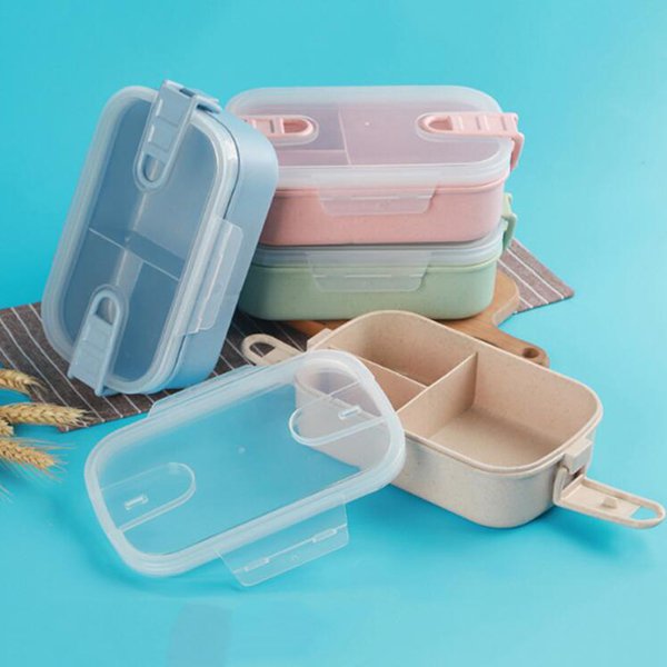 單層3格小麥秸稈餐盒