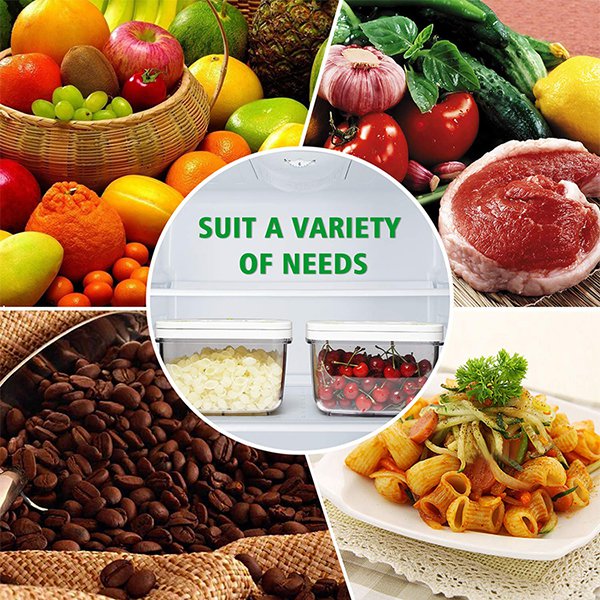 2000ml大容量真空食品保鮮盒