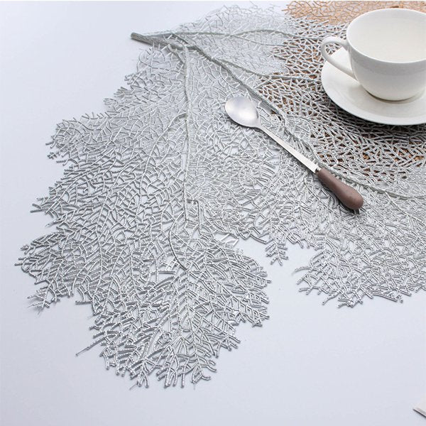 葉片PVC裝飾餐墊