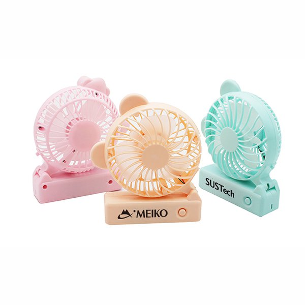 動物造型摺疊迷你風扇-可印刷