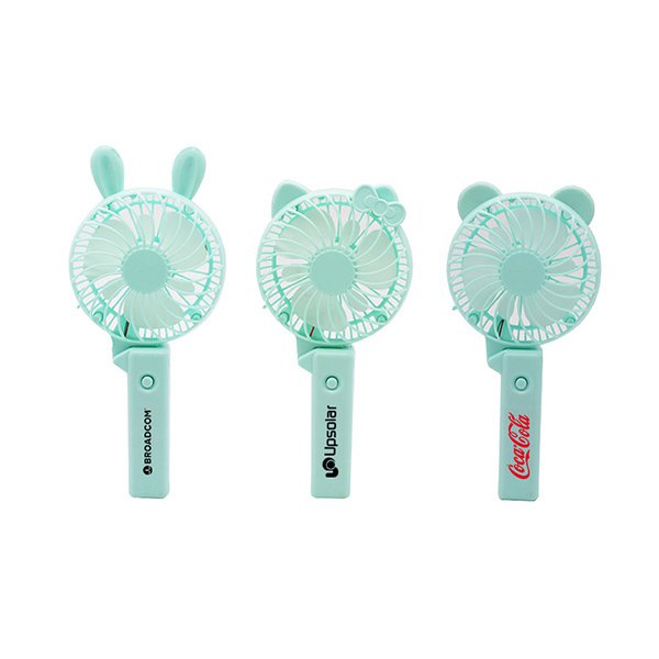 動物造型摺疊迷你風扇-可印刷