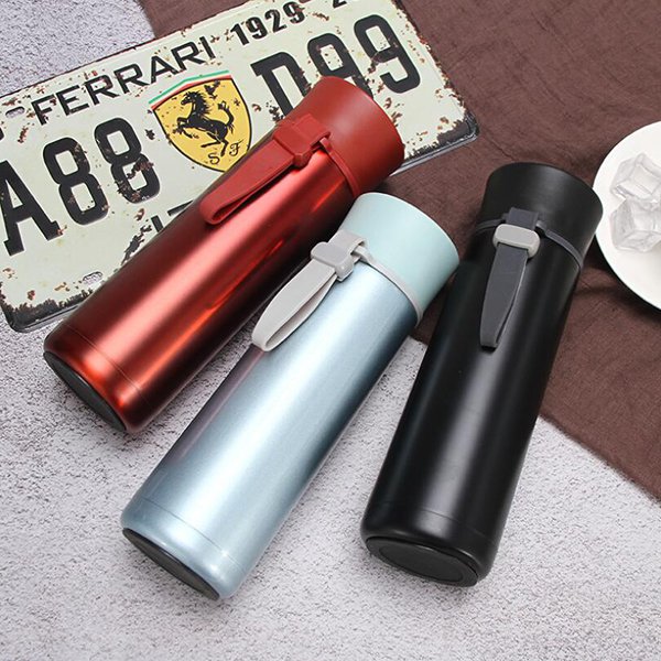 304不鏽鋼提繩簡約保溫瓶