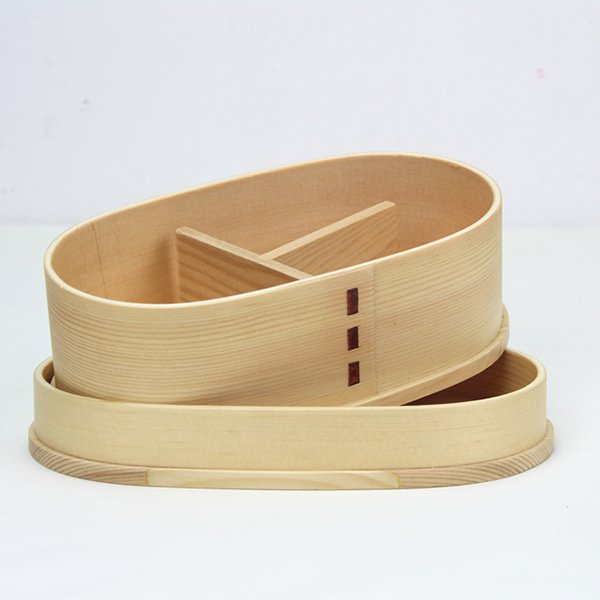 單層3格木製餐盒