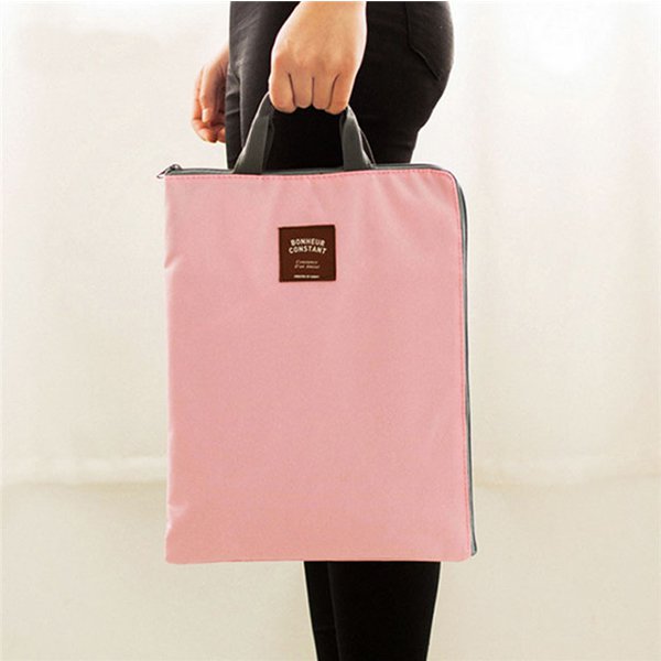 帆布直立式手提文件袋