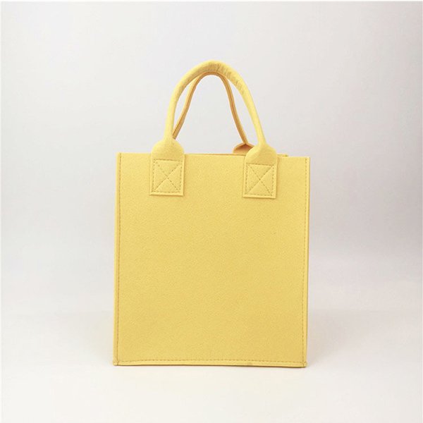 時尚長提把毛氈購物手提袋