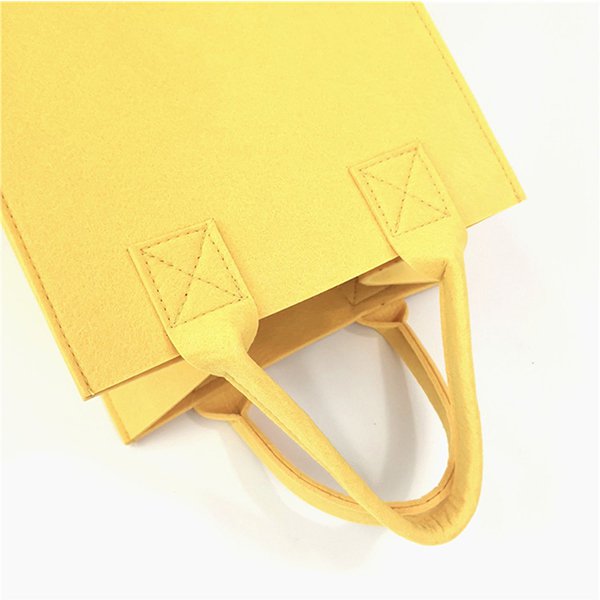 時尚長提把毛氈購物手提袋