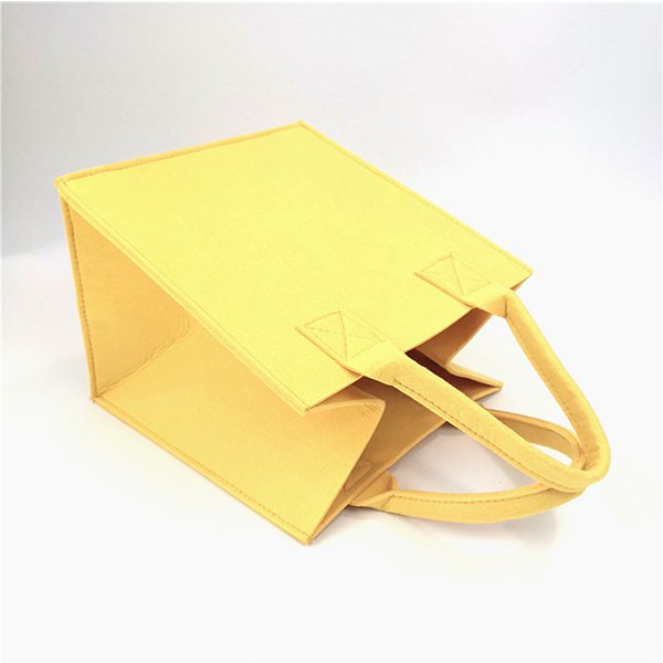 時尚長提把毛氈購物手提袋