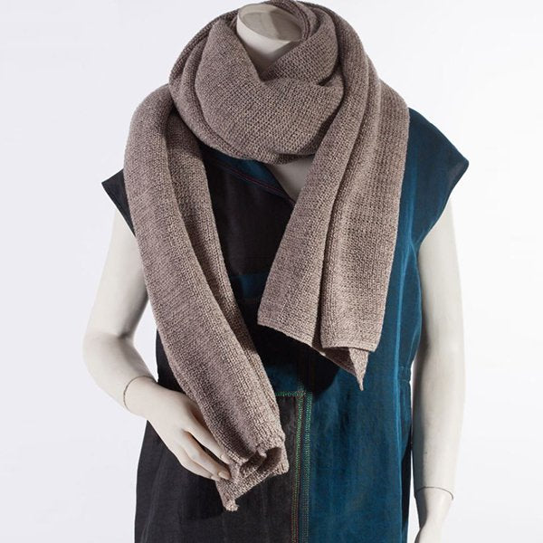 純色冬季Acrylic圍巾-電繡LOGO