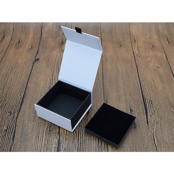 磁吸式翻蓋紙板首飾盒