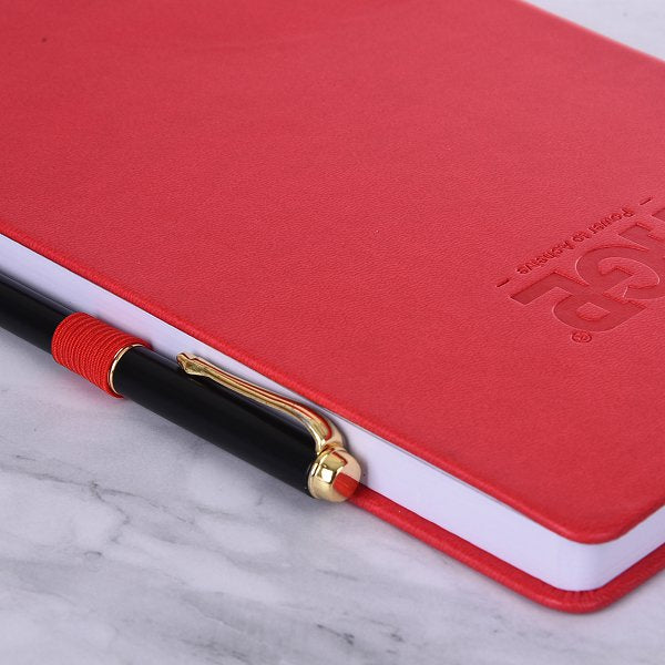 25K壓紋烙印PU皮筆記本