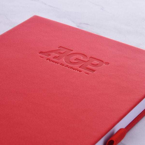 25K壓紋烙印PU皮筆記本