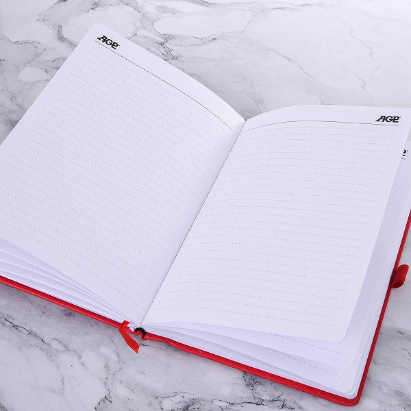 25K壓紋烙印PU皮筆記本