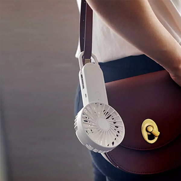 多功能掛鉤式USB手持風扇