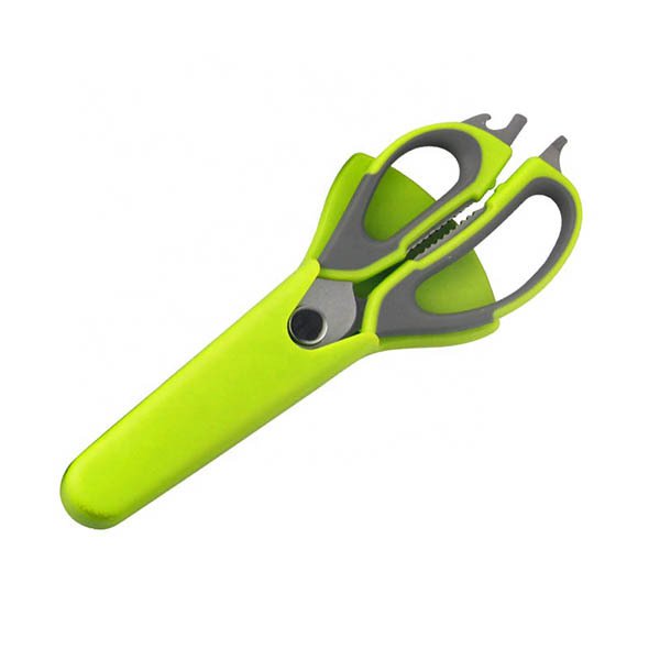 多功能不銹鋼料理剪刀-附保護套