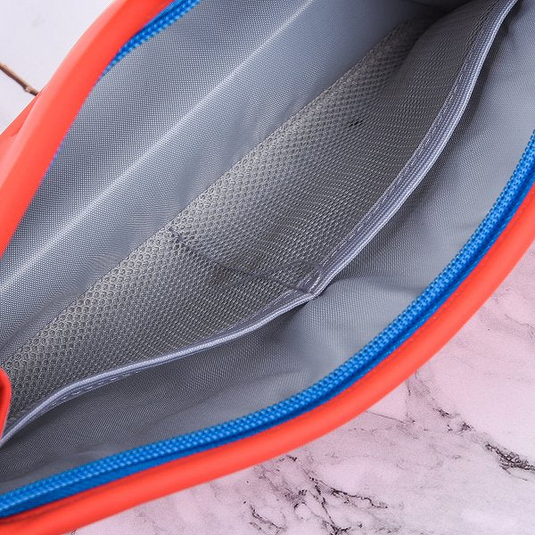 立體三角PU磨砂化妝包