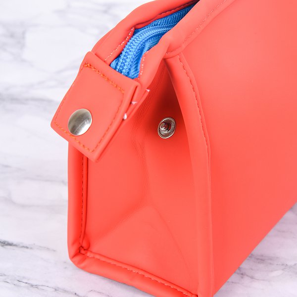 立體三角PU磨砂化妝包