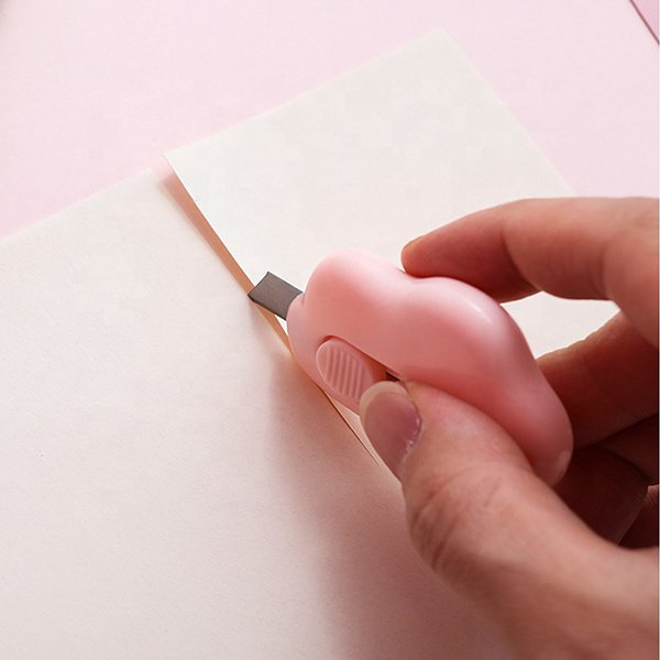 雲朵造型便攜式塑膠開信刀