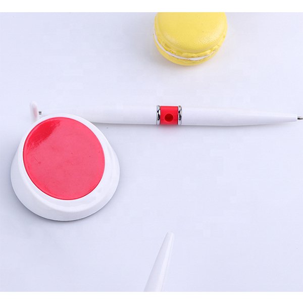 ABS彩色圓形底座支架圓珠筆