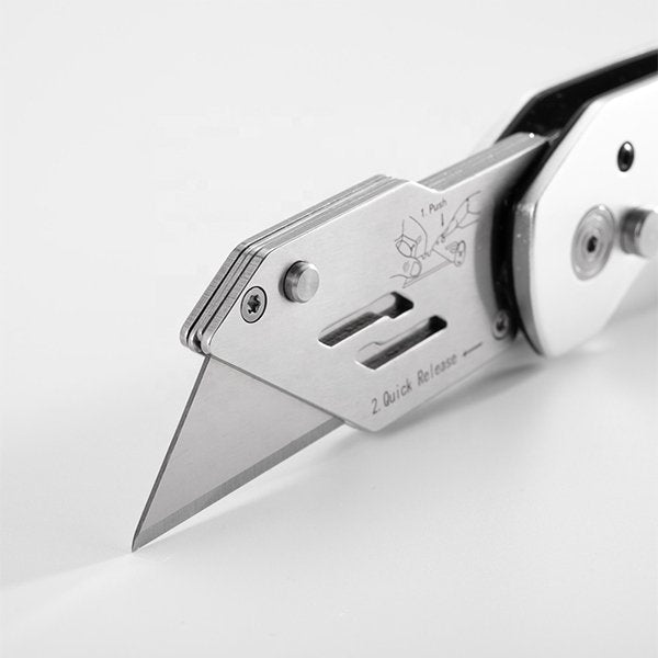 多功能登山扣+開瓶器-鋁合金美工刀