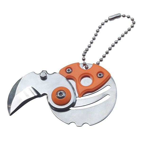 迷你不銹鋼鑰匙圈摺疊刀