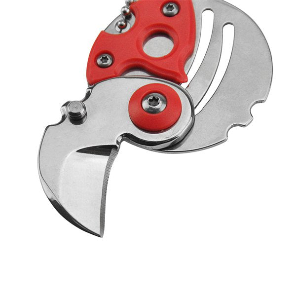 迷你不銹鋼鑰匙圈摺疊刀