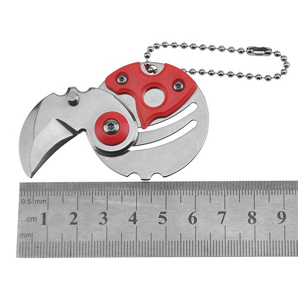 迷你不銹鋼鑰匙圈摺疊刀