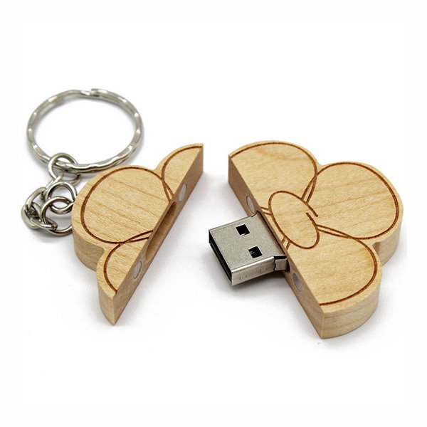 小花造型木製隨身碟