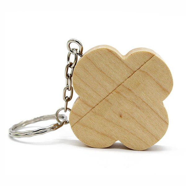 小花造型木製隨身碟