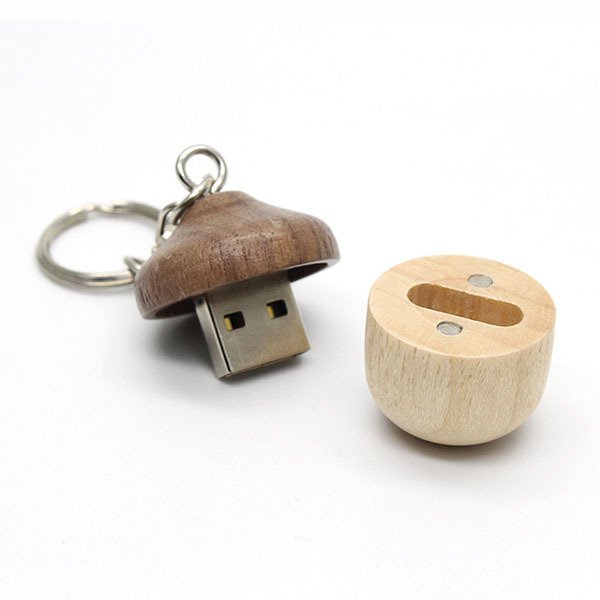 栗子造型木製隨身碟