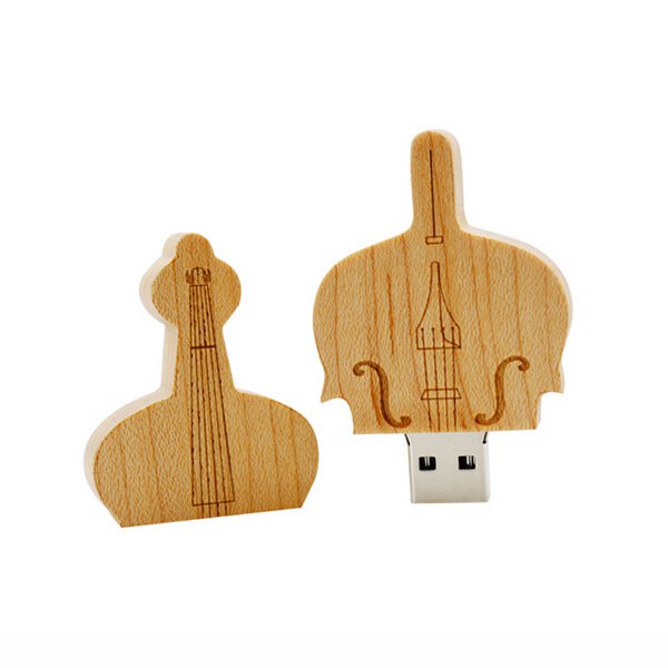 樂器造型木製隨身碟