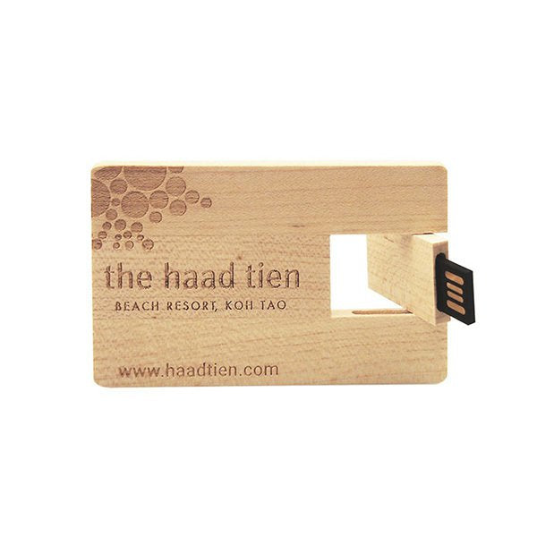 卡片造型木製隨身碟